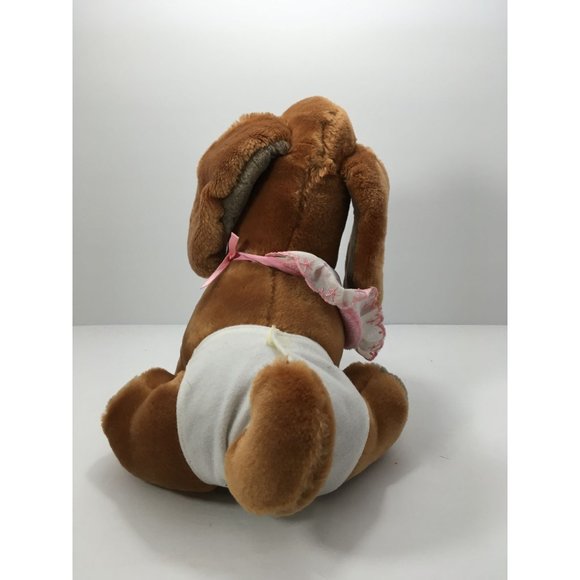 Ganz Bros 1981 Wrinkles Born to Howl Vintage Stuffed Hound Dog Plush - Picture 4 of 8